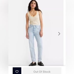 Levi's® Premium
501® '81 WOMEN'S JEANS Size 31 L "31" Light Wash